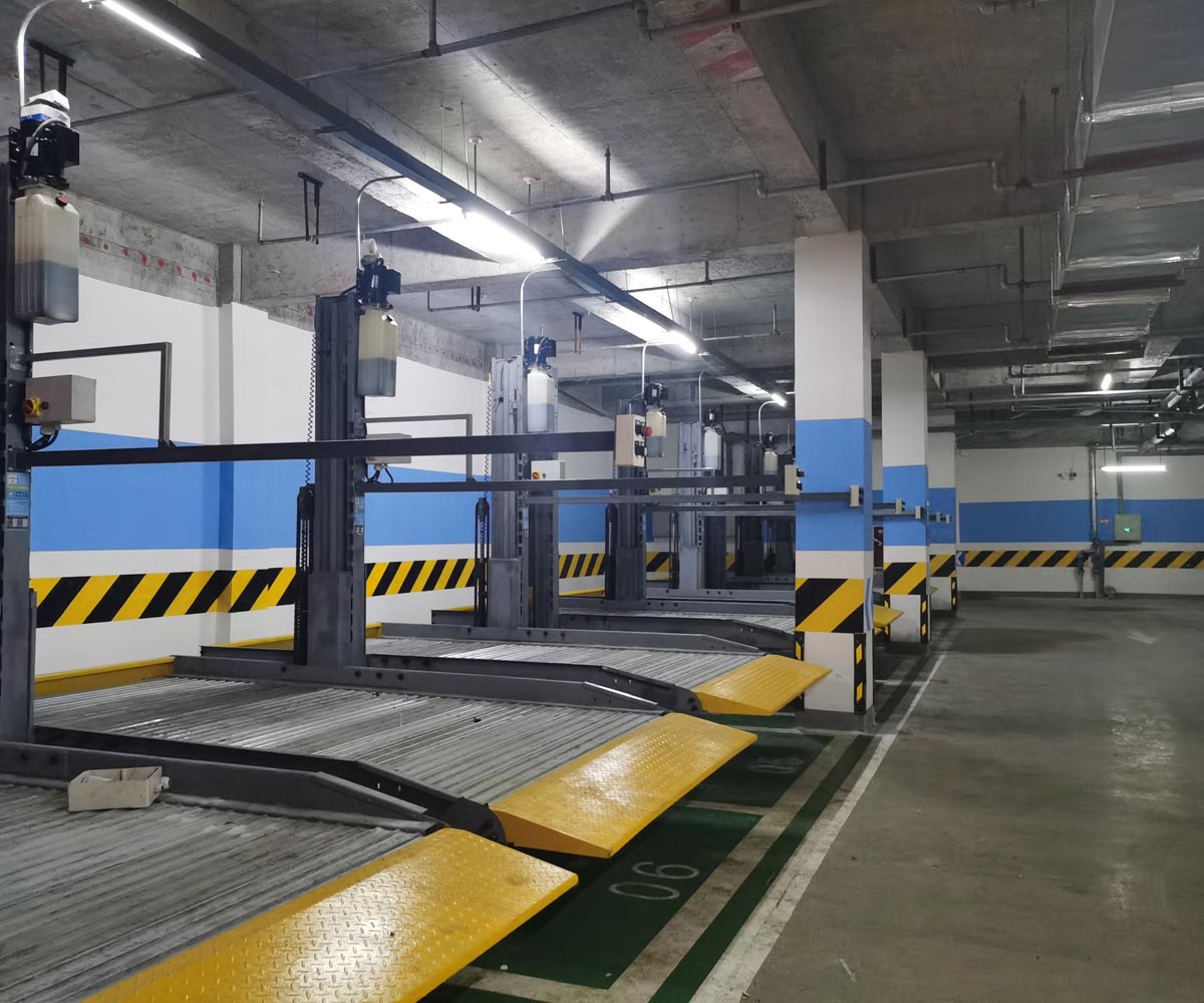 兩層機械立體停車設備